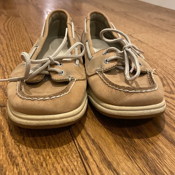 Sperry boat shoes Tan Leather Size 10 - Picture 3 of 5